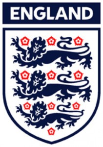 The national football team badge of England
